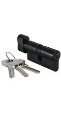 Ключевой цилиндр Morelli 60C BL, ключ/ключ, черный (60 мм)